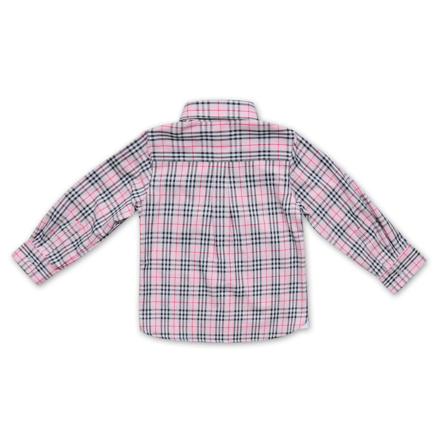 Pink, Red And White Oxford Shirt - Cou Cou Baby