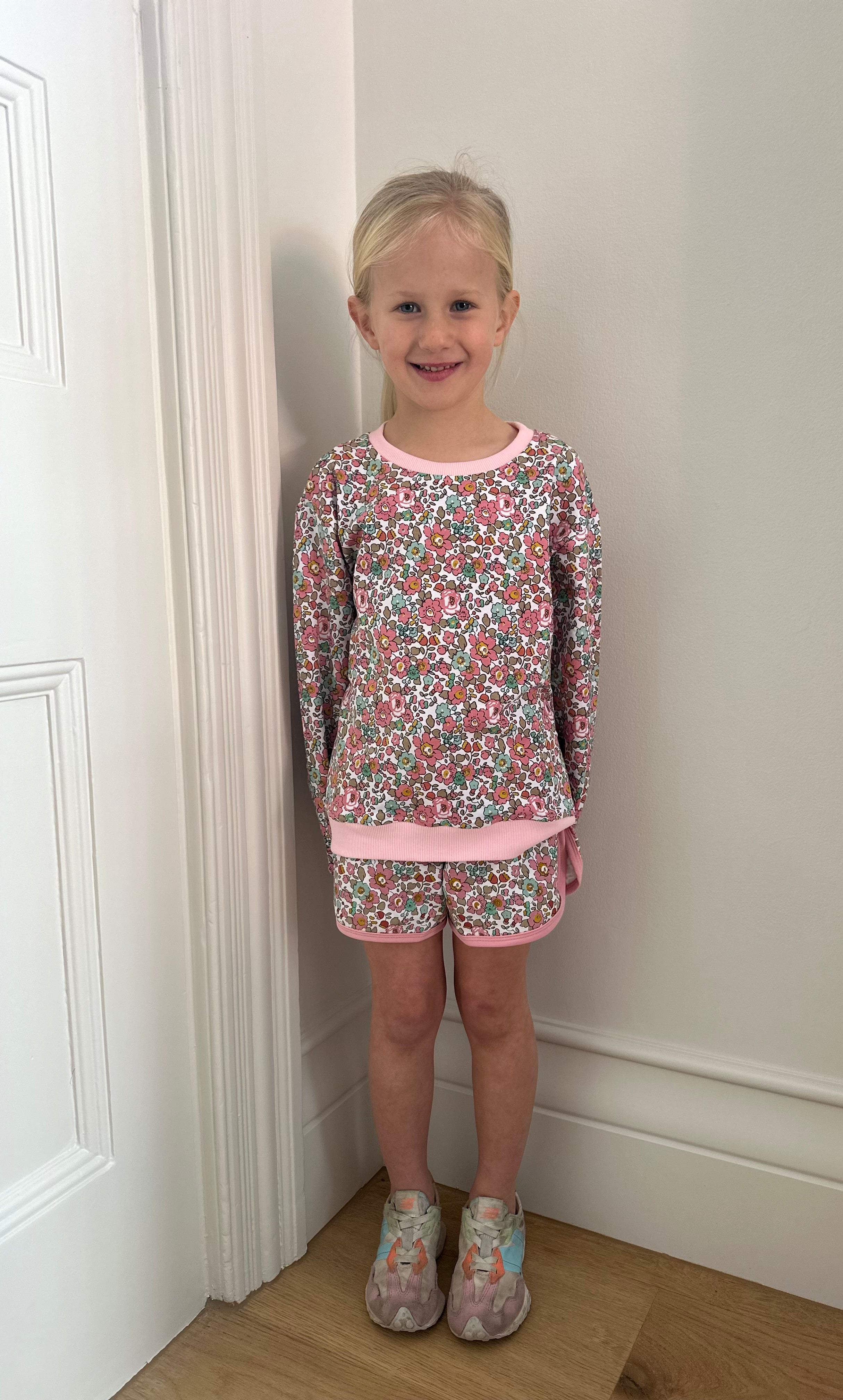 Bessie Pink Liberty Print Shorts - Cou Cou Baby