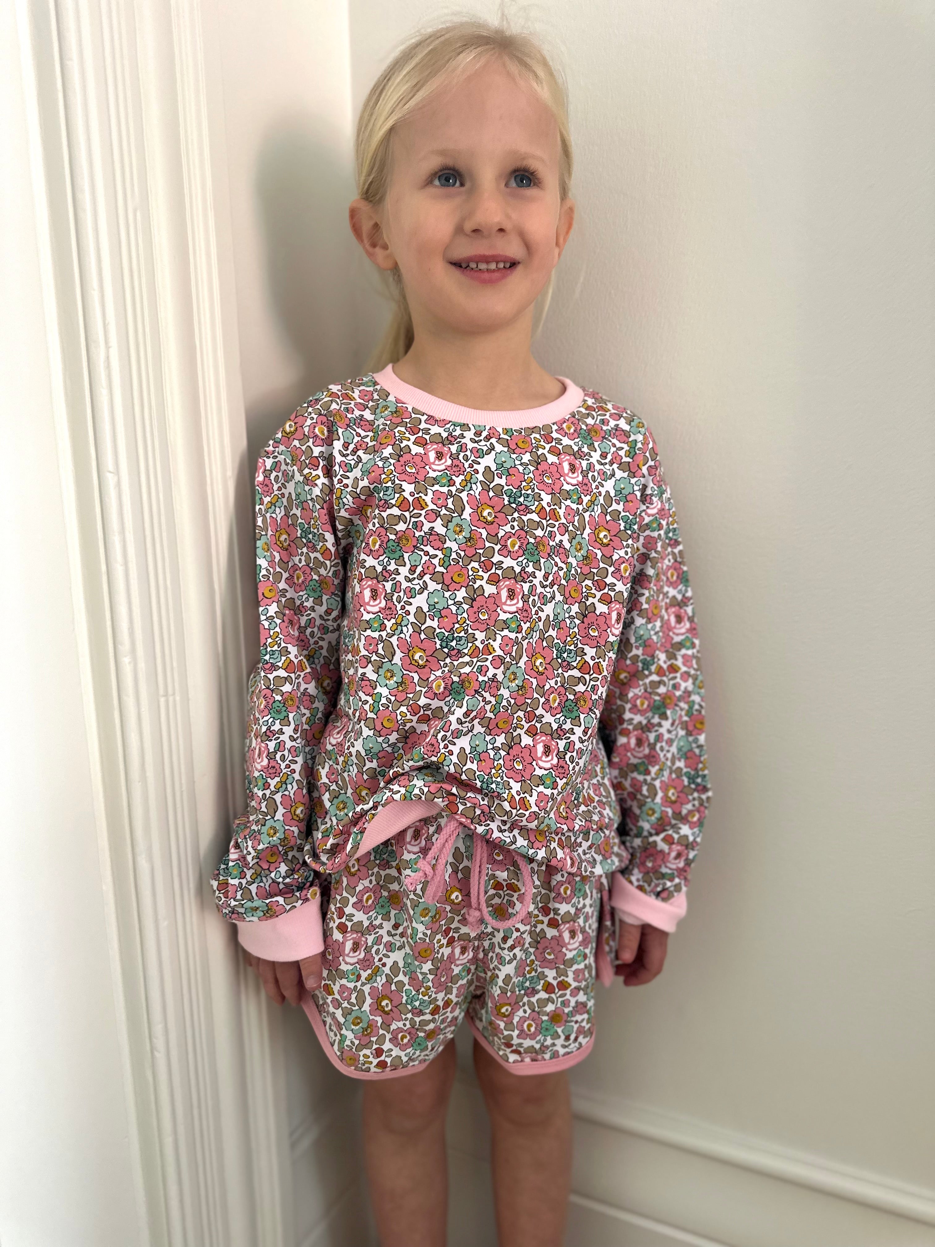 Bessie Pink Liberty Print Shorts - Cou Cou Baby