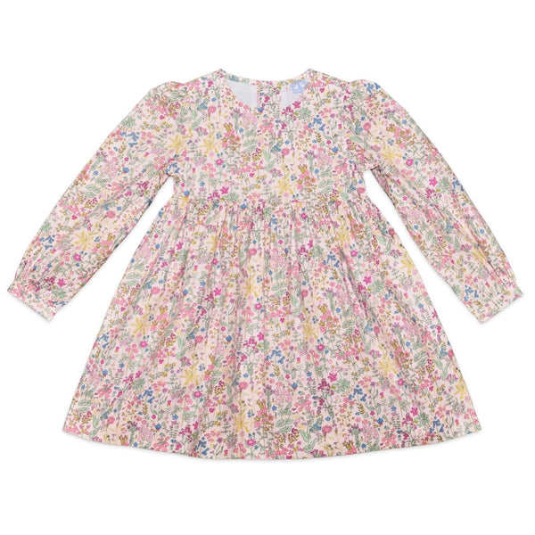 Ellie Pale Pink Floral Dress - Cou Cou Baby