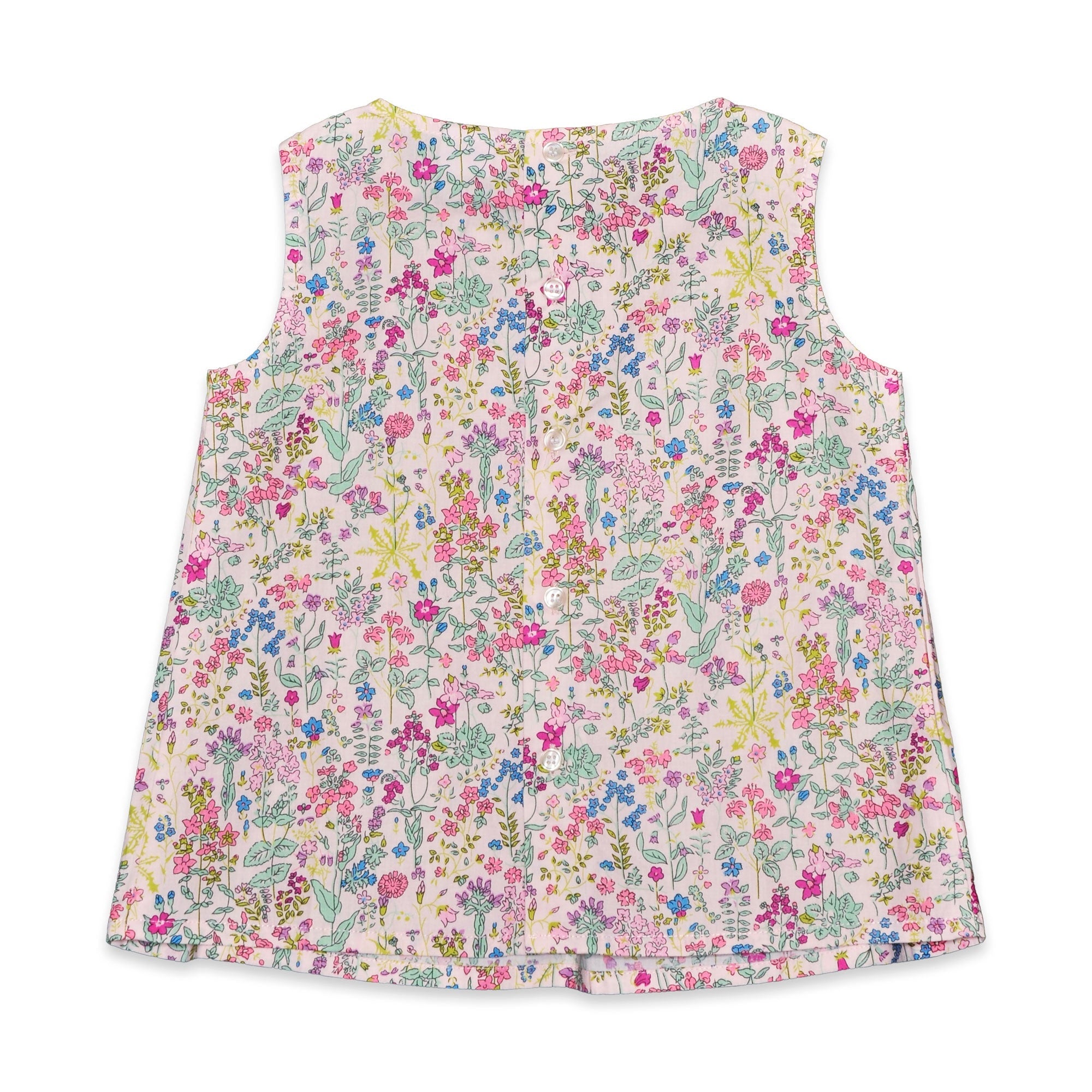 Florrie Tunic Top In Pale Pink Floral - Cou Cou Baby