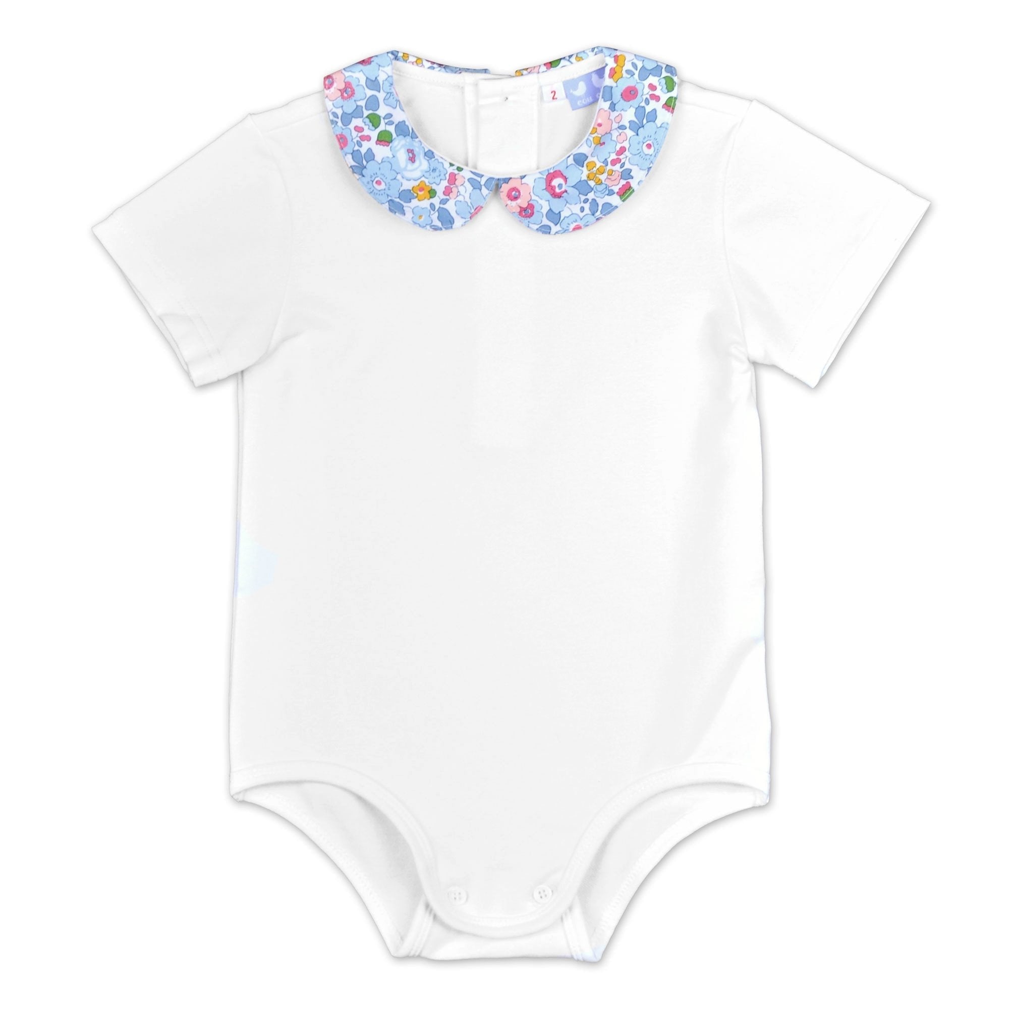 Bessie Pale Blue Liberty Print Shorts - Cou Cou Baby