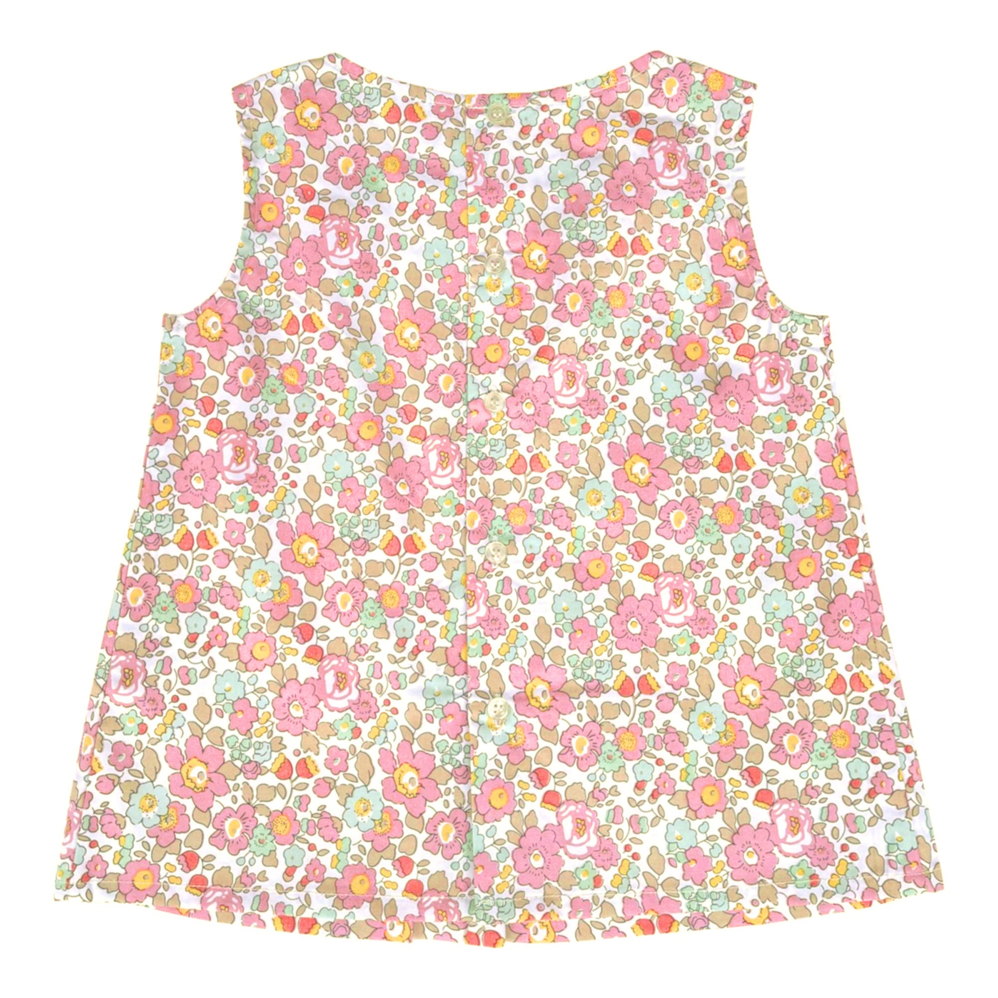 Florrie Tunic Top In Pale Pink Liberty Print - Cou Cou Baby