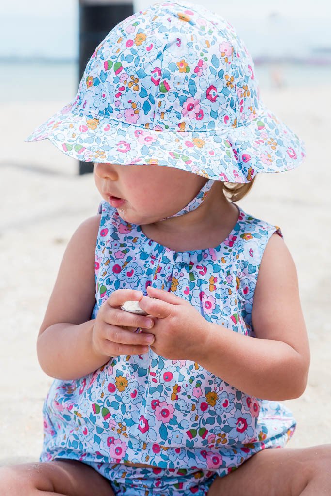 Florrie Tunic Top In Pale Blue Liberty Print - Cou Cou Baby
