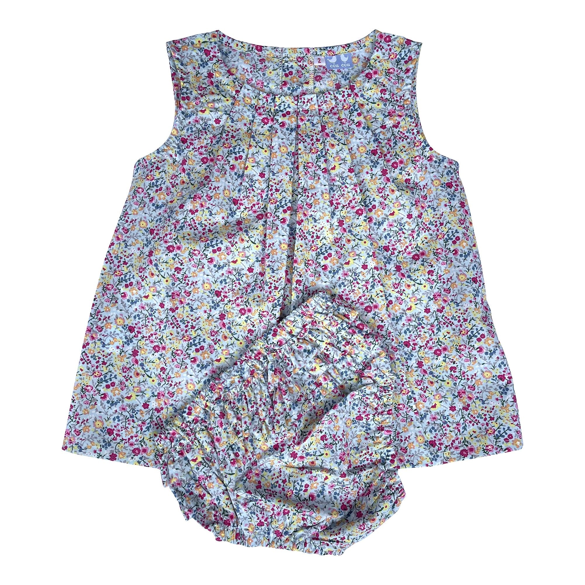 Florrie Bloomers In Blue Floral - Cou Cou Baby