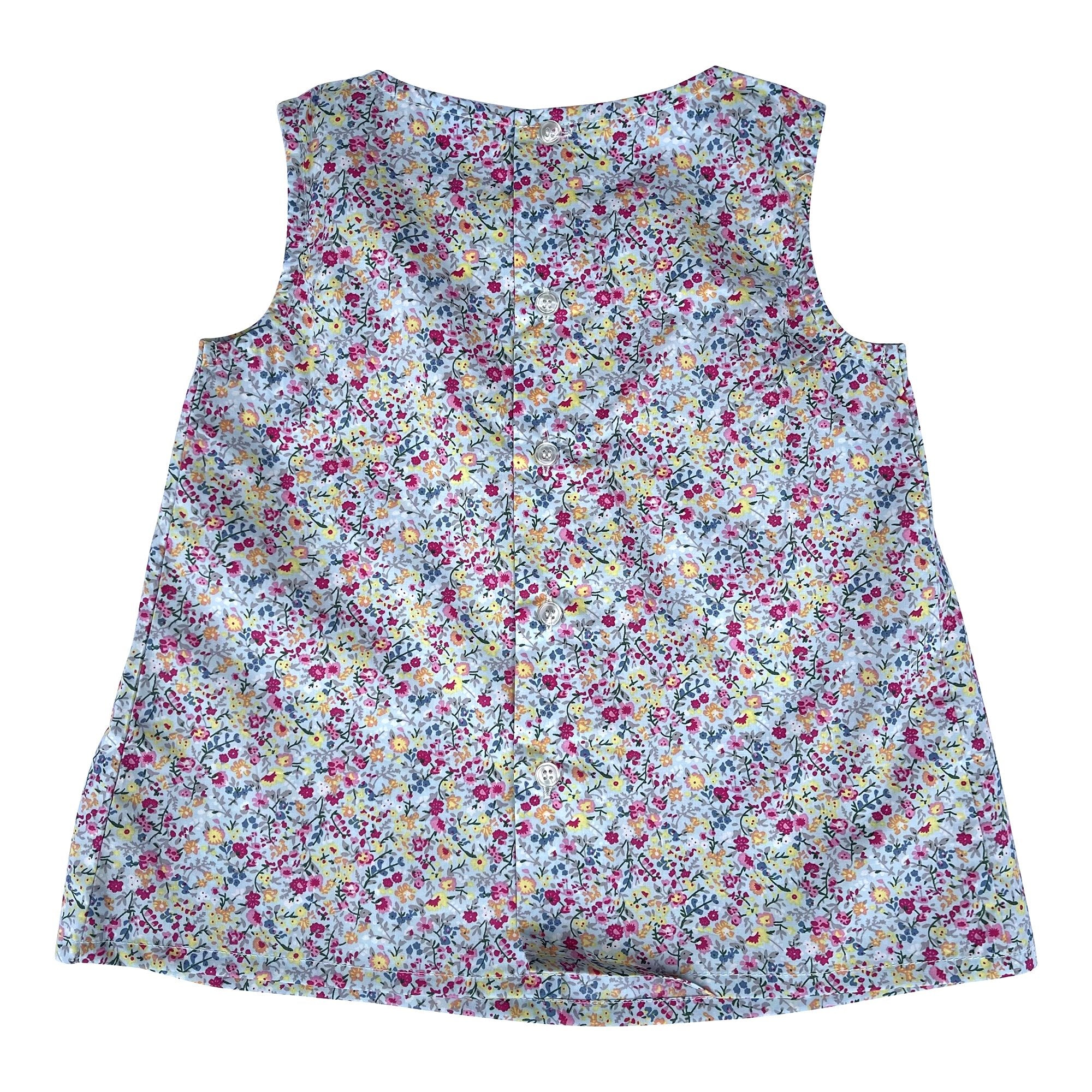 Florrie Tunic Top In Blue Floral - Cou Cou Baby