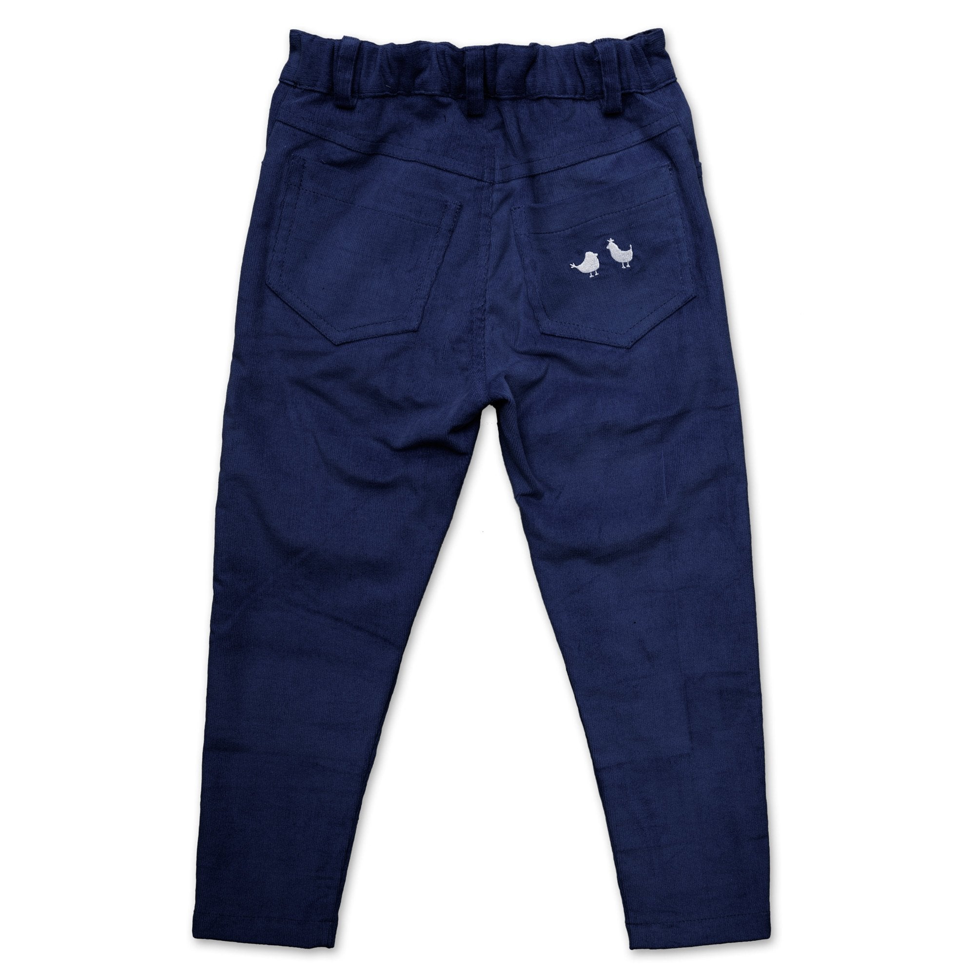 Corduroy Pants In Navy - Cou Cou Baby