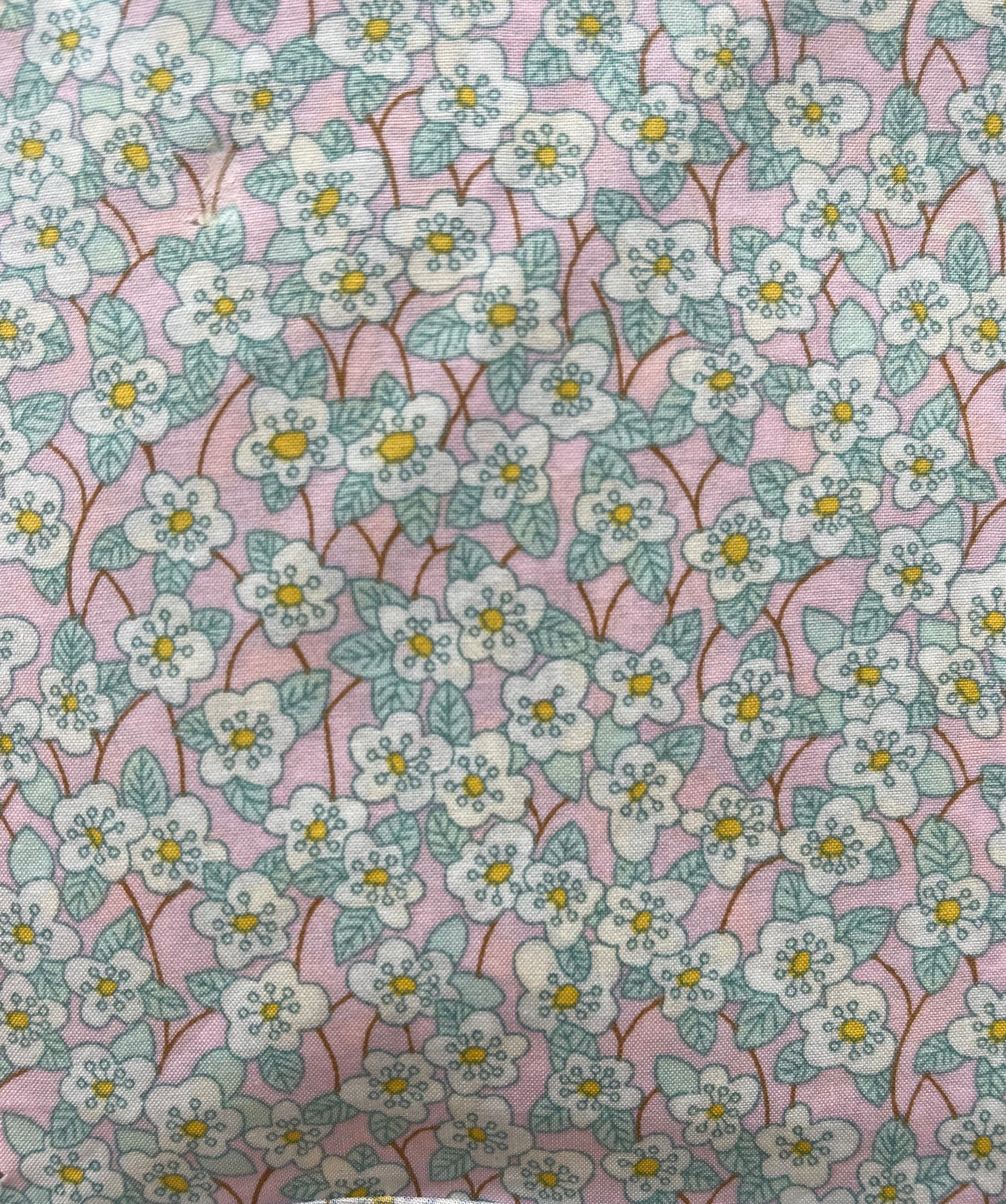 Florrie Hat In Pale Pink And Blue Floral - Cou Cou Baby