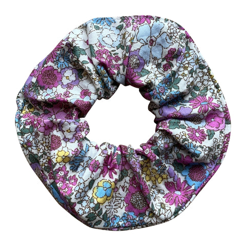 Hair Scrunchie In Purple Liberty Print - Cou Cou Baby