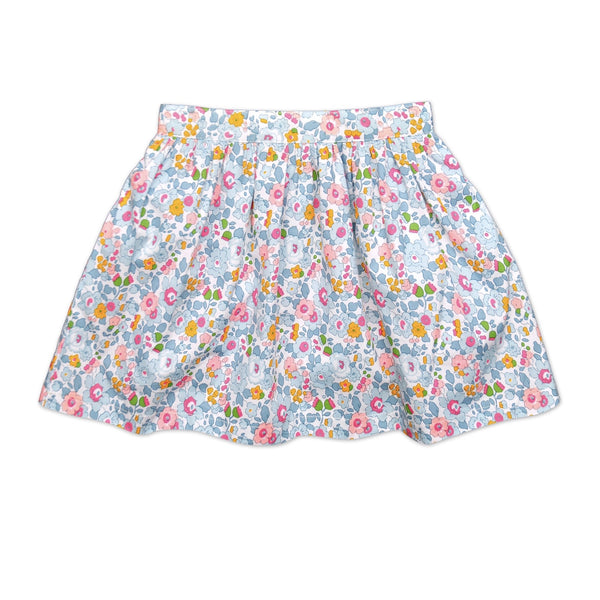 Blue Liberty Print Skirt - Cou Cou Baby