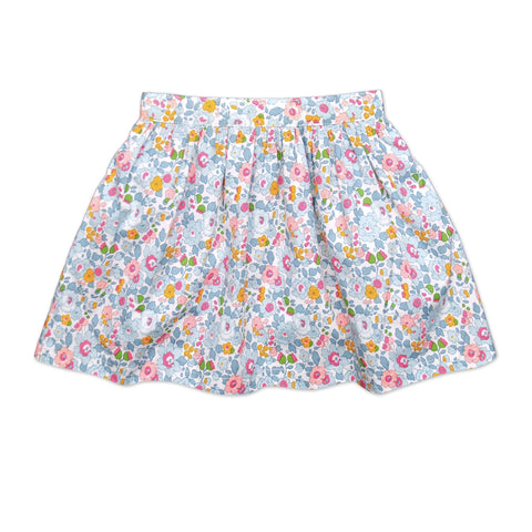 Blue Liberty Print Skirt - Cou Cou Baby