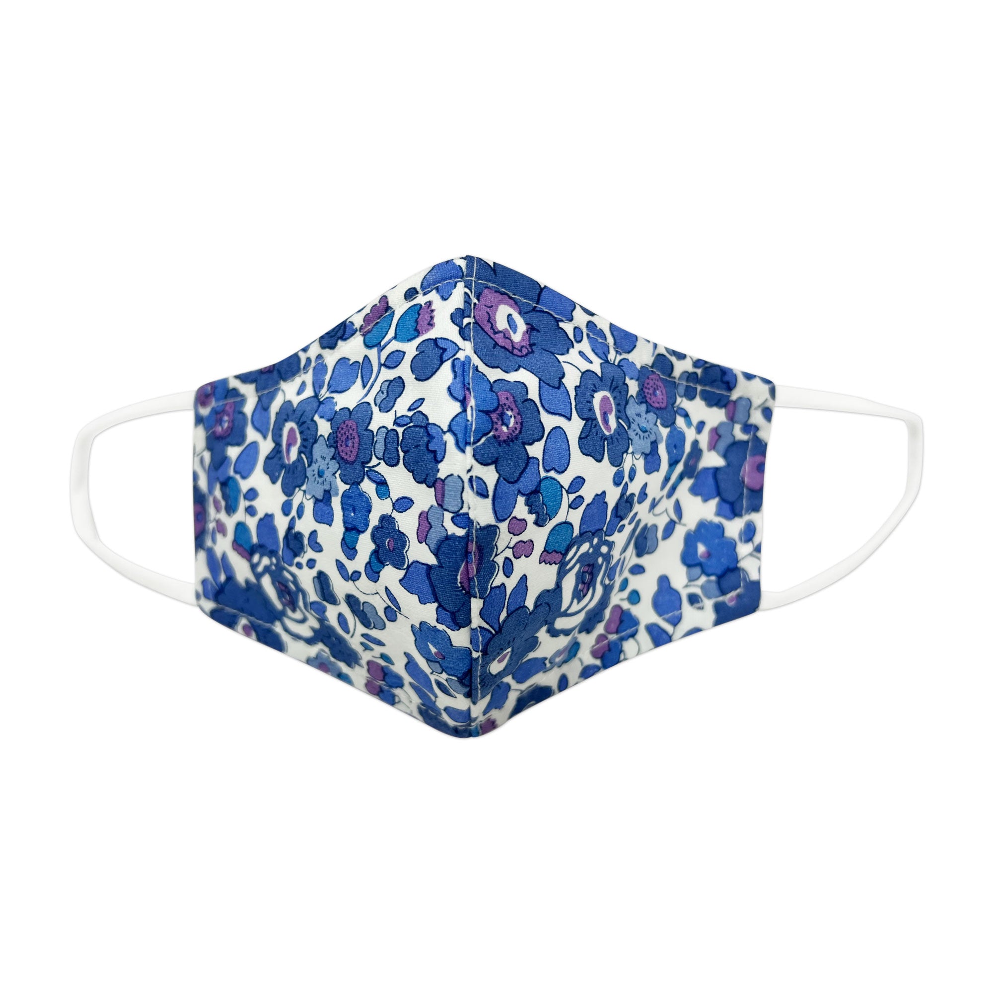 Face Mask in Navy Liberty - Cou Cou Baby