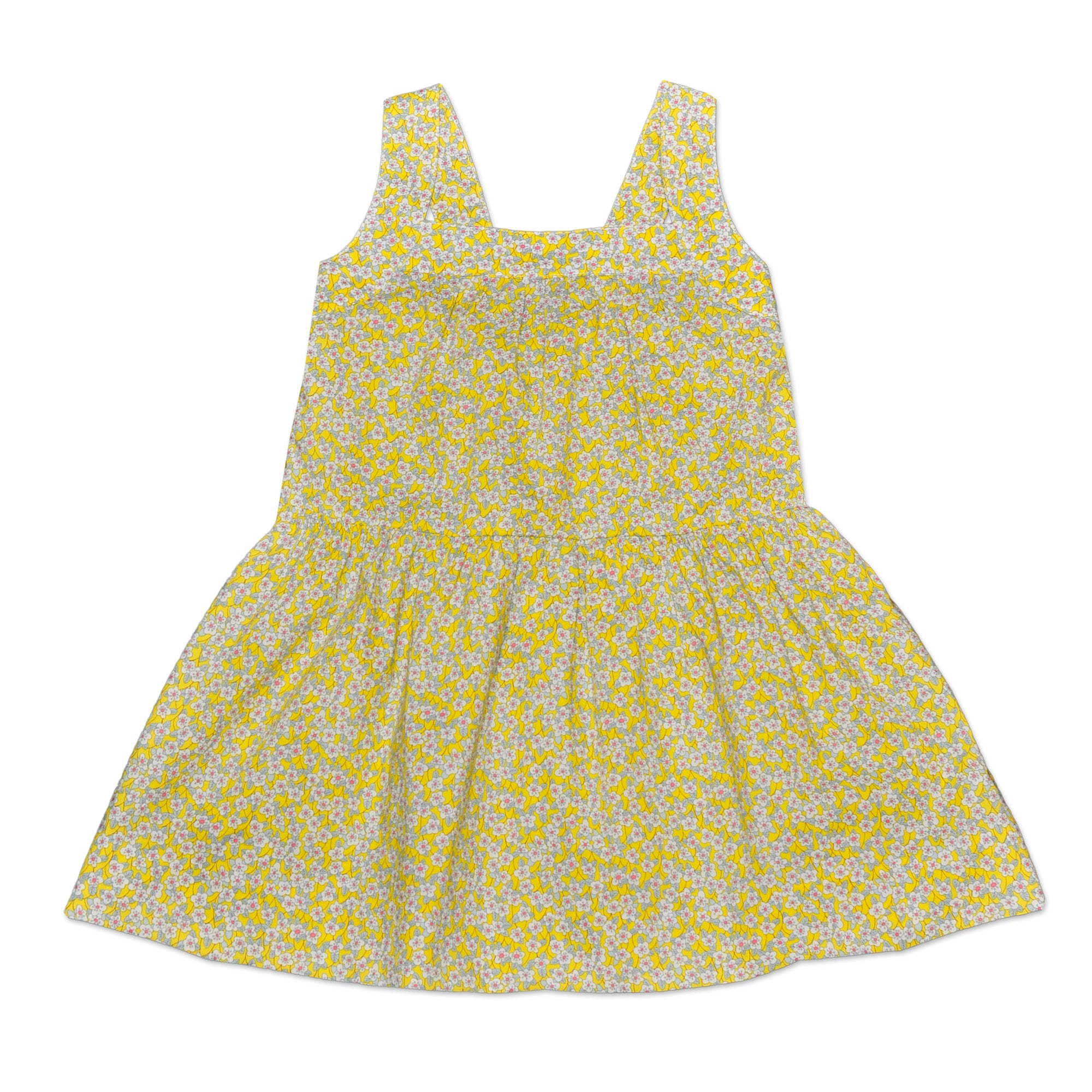 Camilla Dress In Yellow Floral - Cou Cou Baby