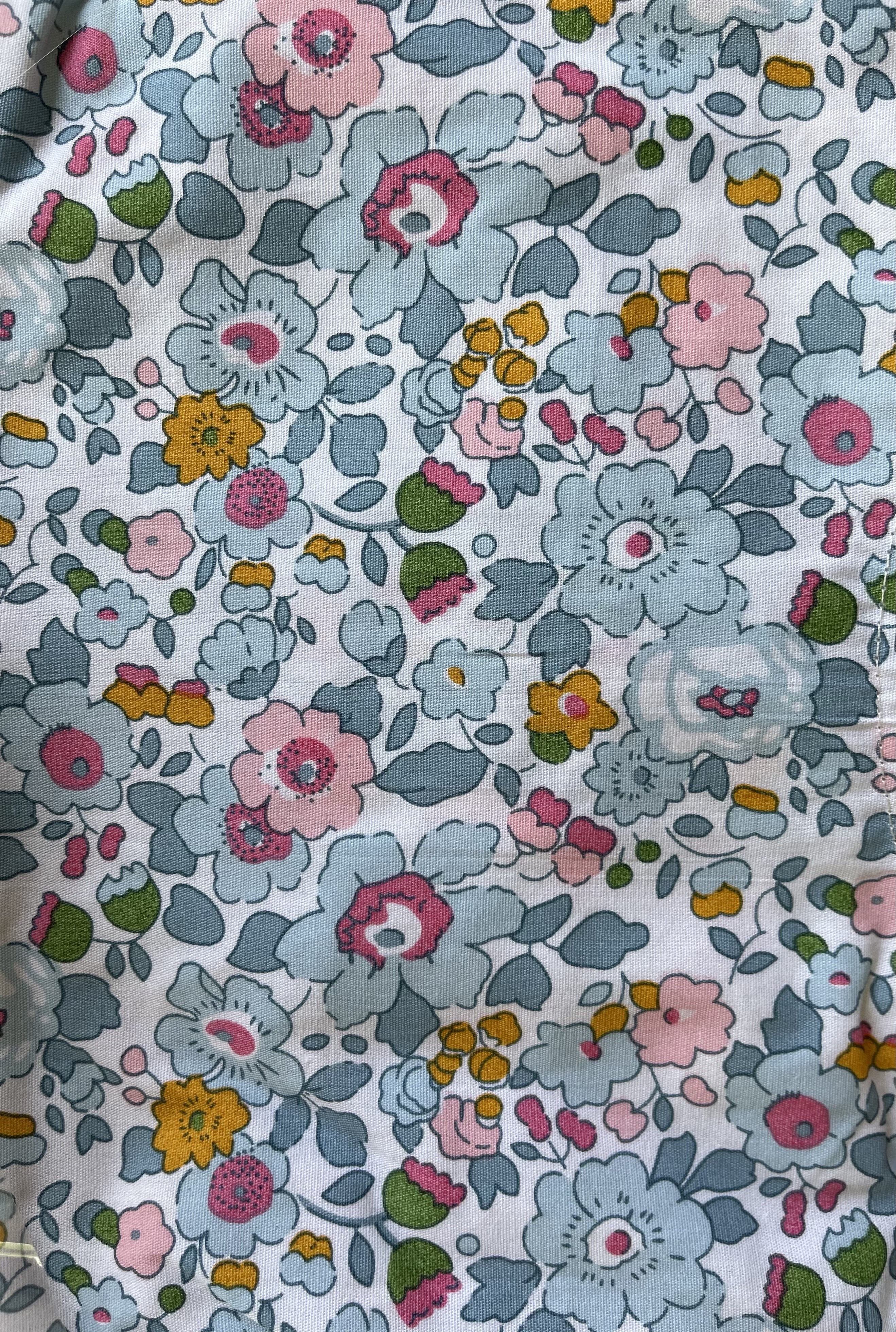 Frill Sleeve Pale Blue Liberty Print Dress - Cou Cou Baby