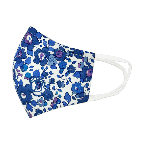 Face Mask in Navy Liberty - Cou Cou Baby