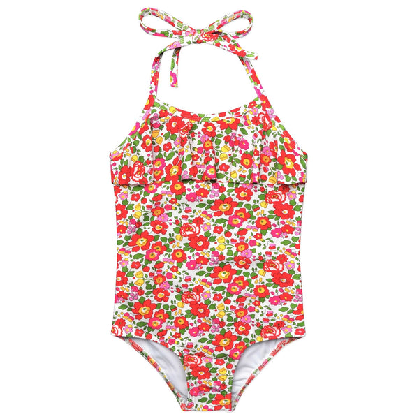 Ava Red Liberty One Piece - Cou Cou Baby