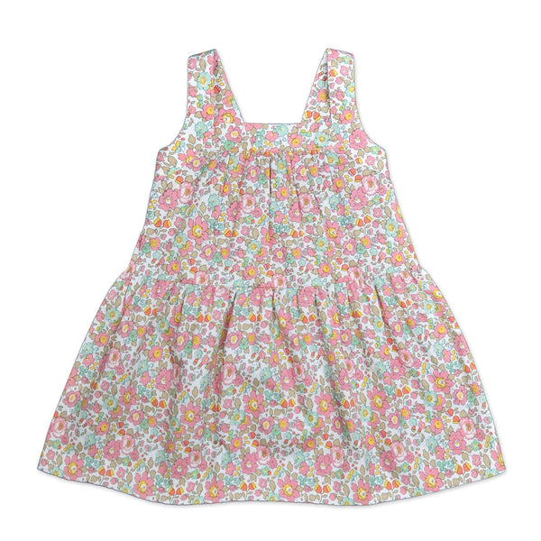Camilla Dress In Pale Pink Liberty Print - Cou Cou Baby