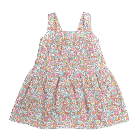 Camilla Dress In Pale Pink Liberty Print - Cou Cou Baby