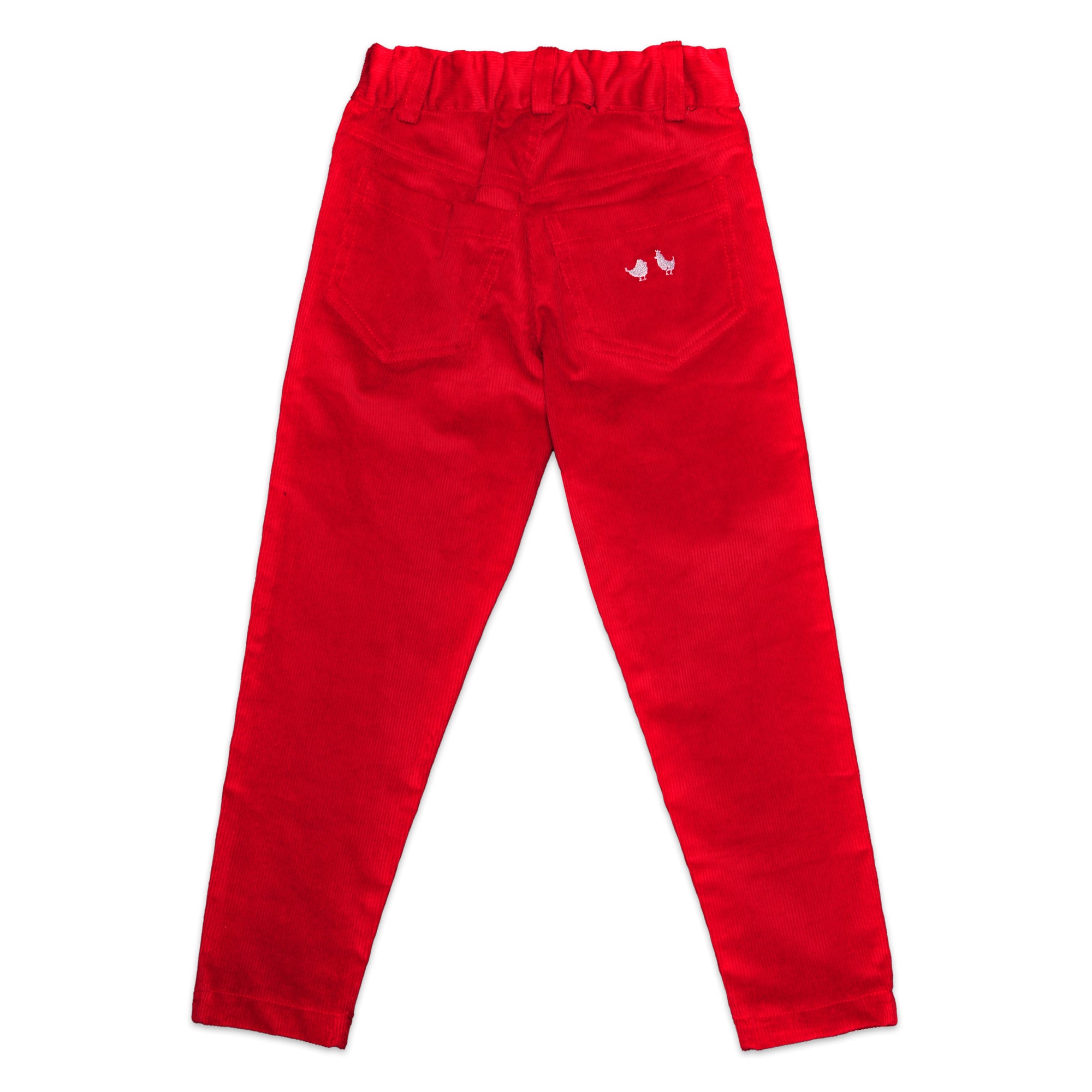 Corduroy Pants In Red - Cou Cou Baby