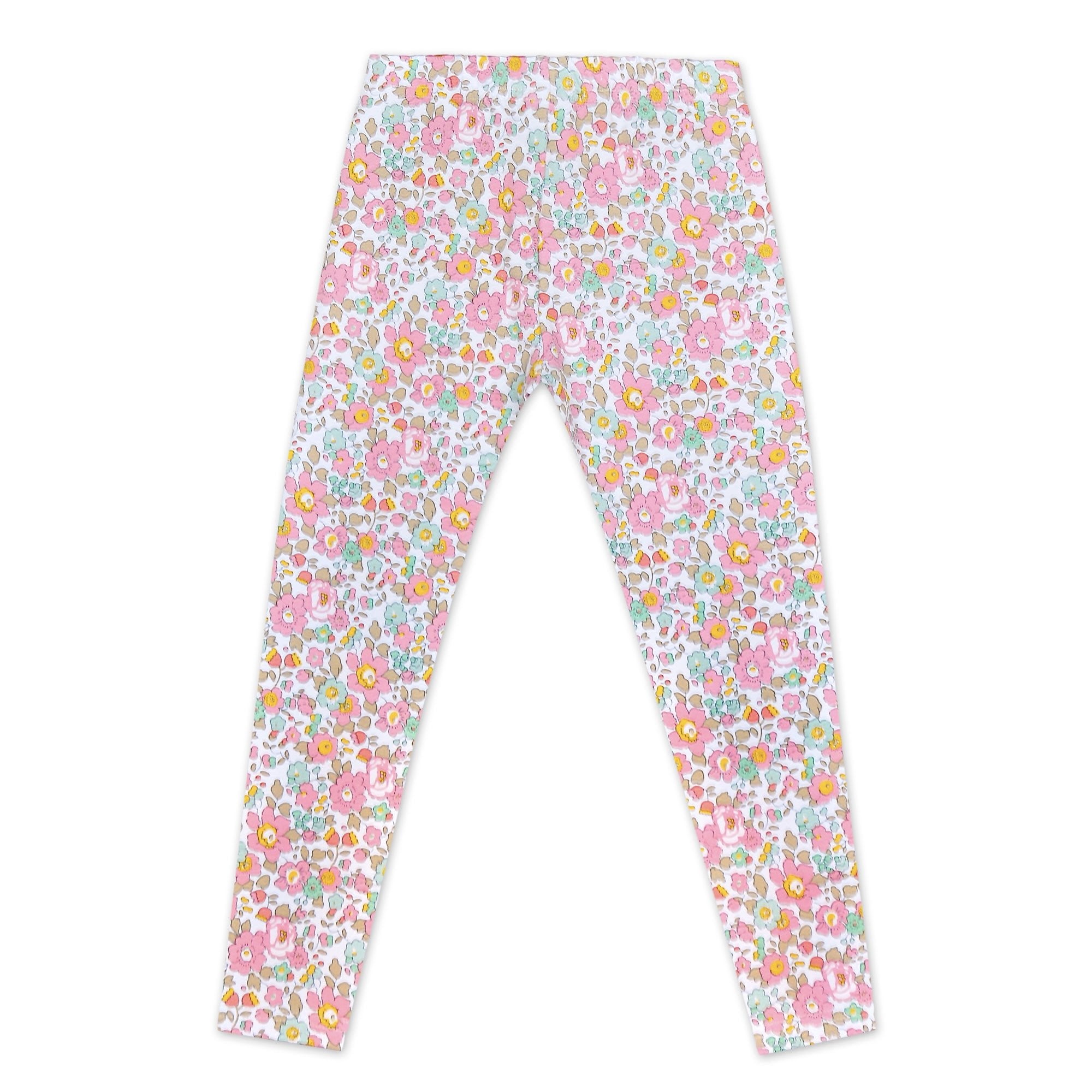 Bessie Pink Liberty Print Leggings - Cou Cou Baby