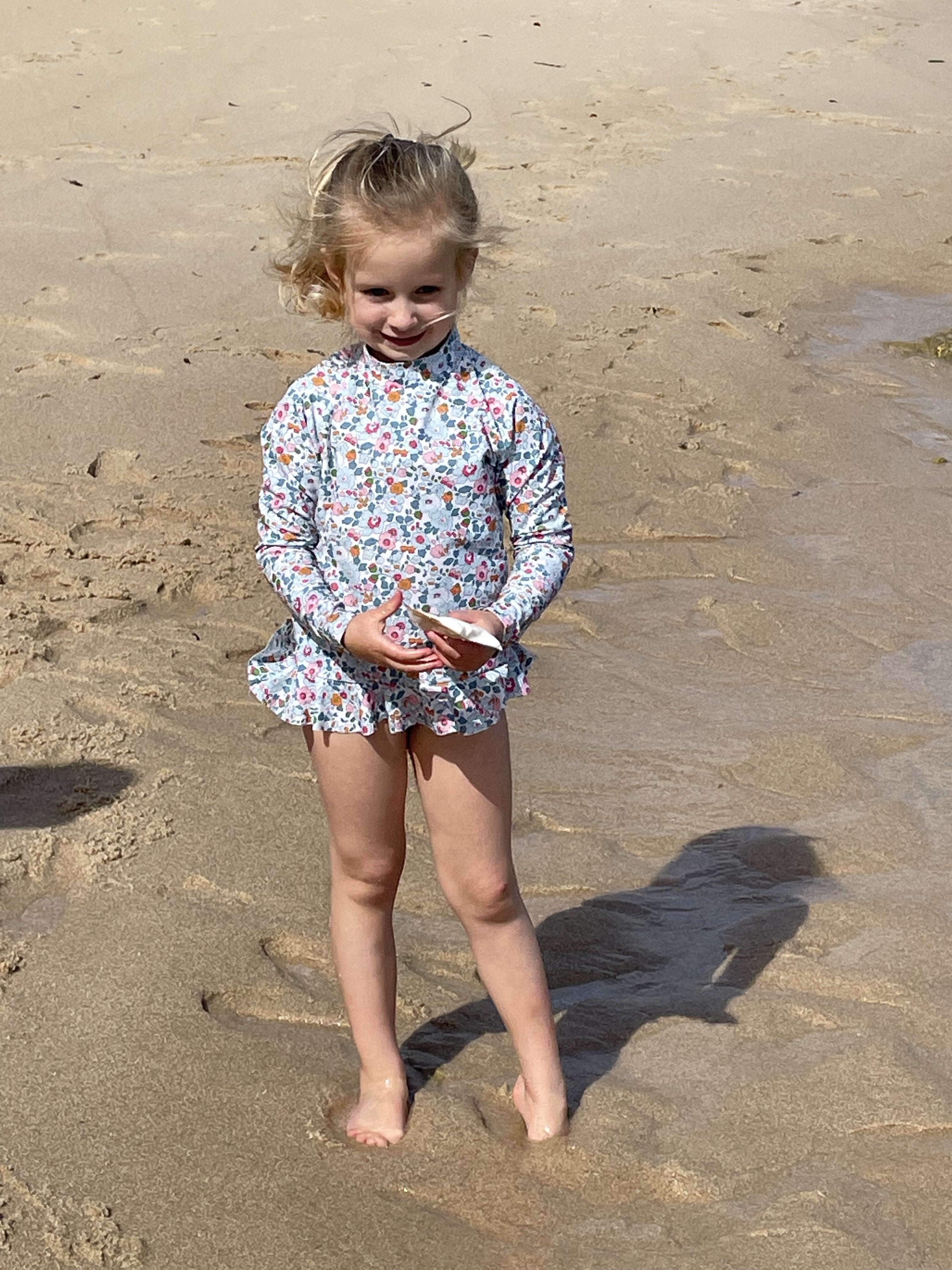 Ava Pale Blue Liberty Swimwear Set - Cou Cou Baby