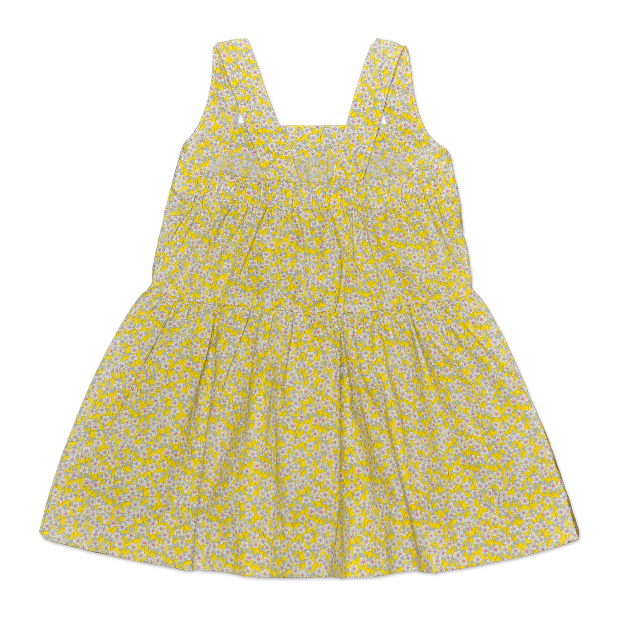 Camilla Dress In Yellow Floral - Cou Cou Baby