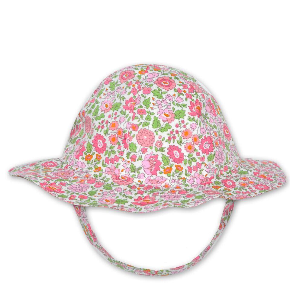 Florrie Hat In Pink Liberty Print - Cou Cou Baby