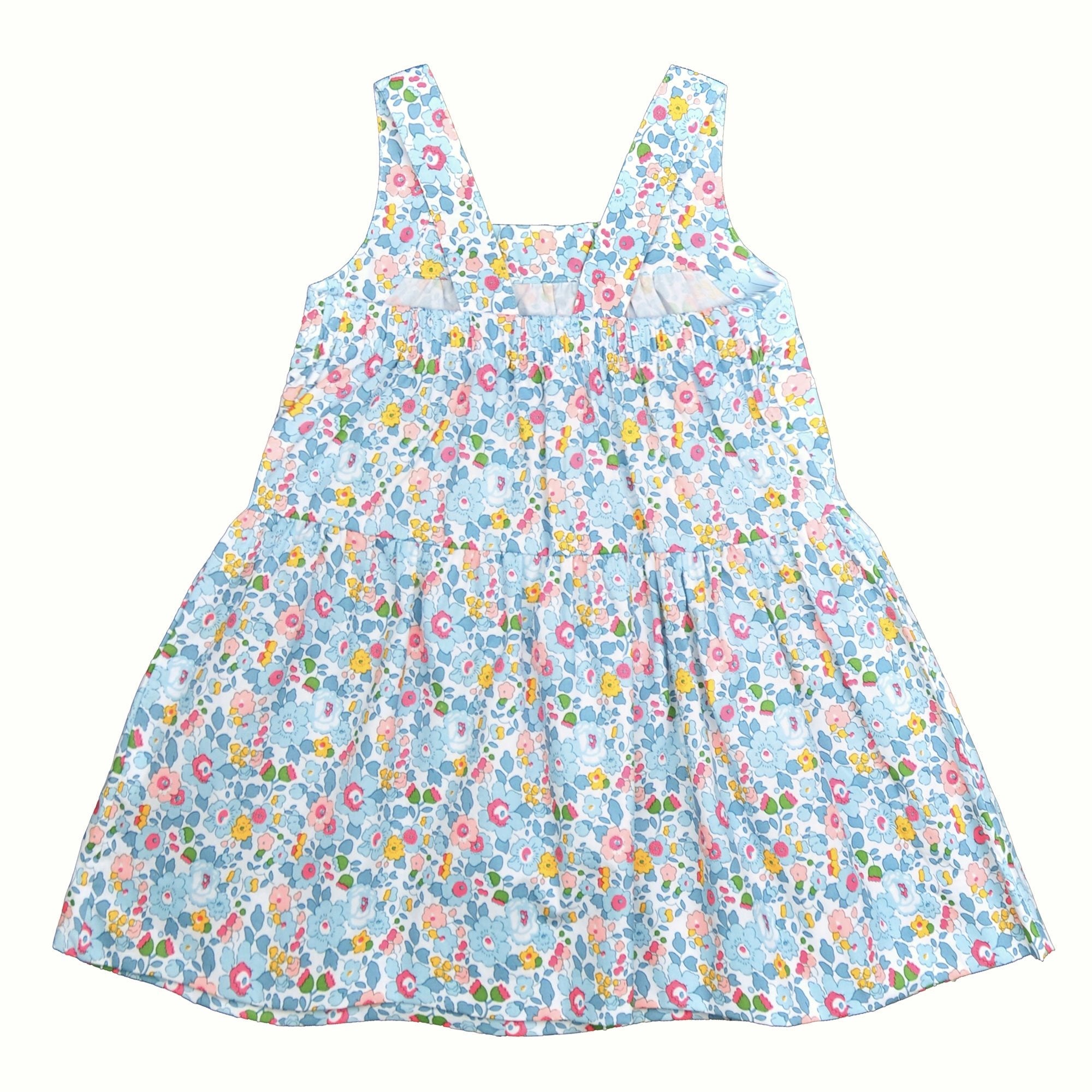 Camilla Dress In Pale Blue Liberty Print - Cou Cou Baby