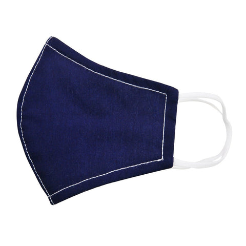 Face Mask In Solid Navy - Cou Cou Baby