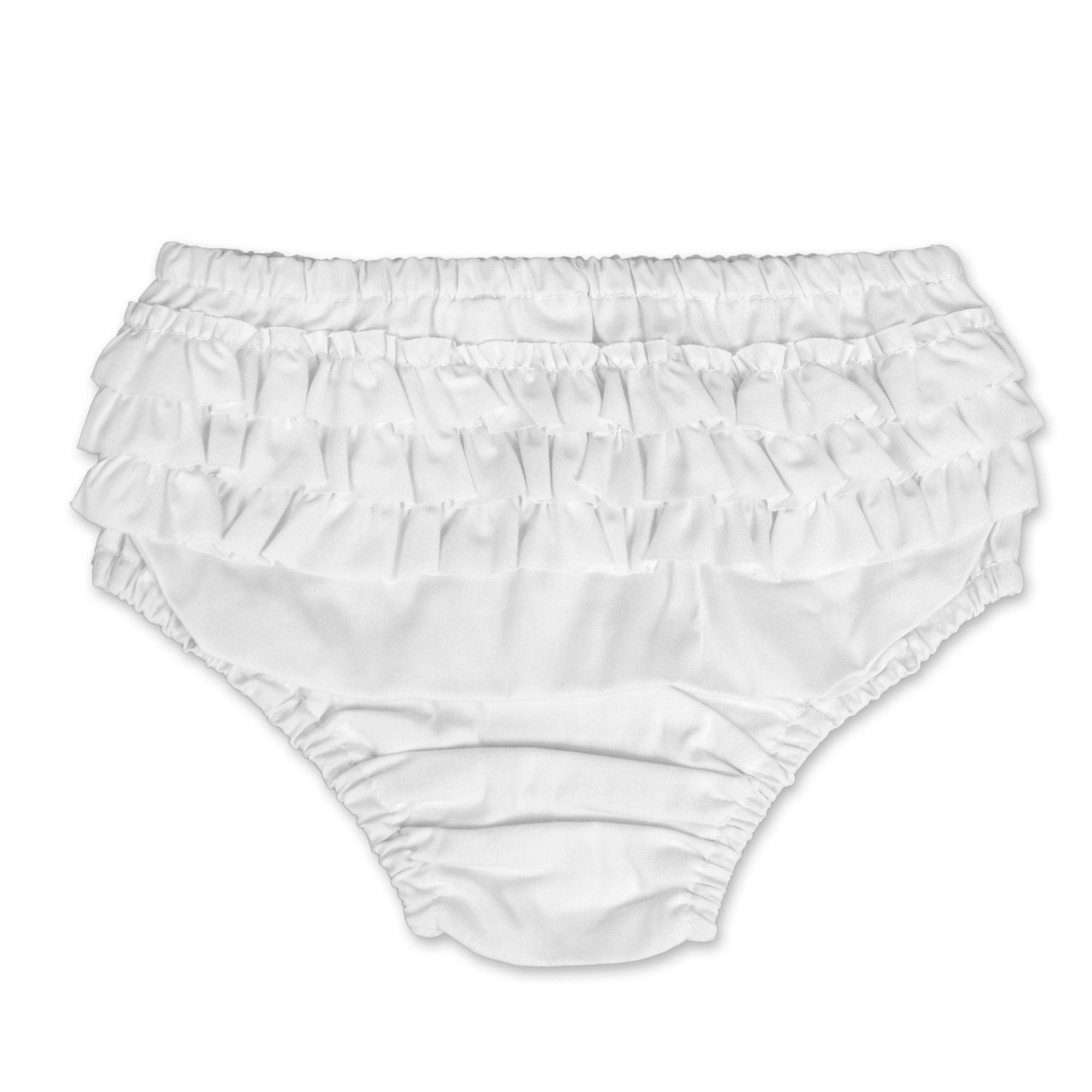 White Frill Bloomer - Cou Cou Baby
