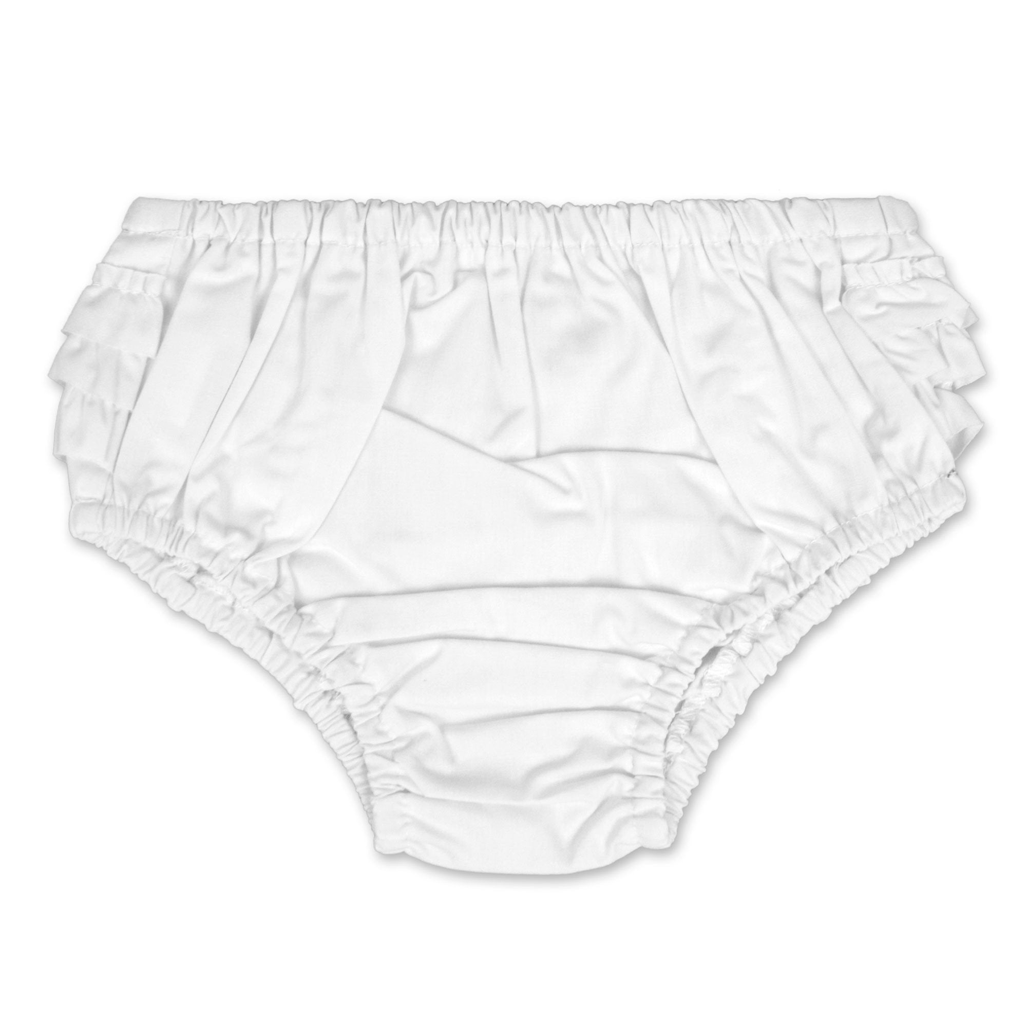 White Frill Bloomer - Cou Cou Baby
